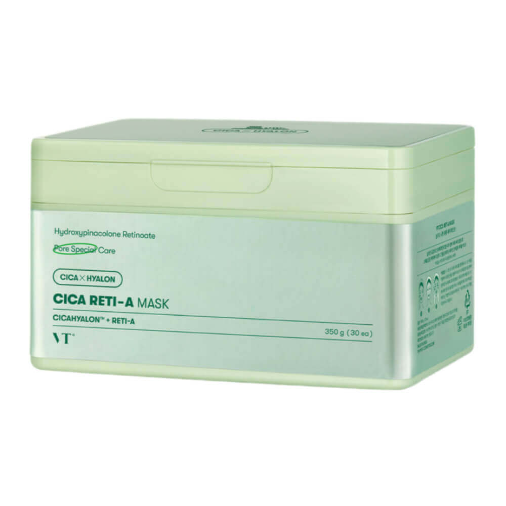 VT COSMETICS CICA Reti-A Daily Mask, 30 Sheets.— маска для лица с комплексом ретинола