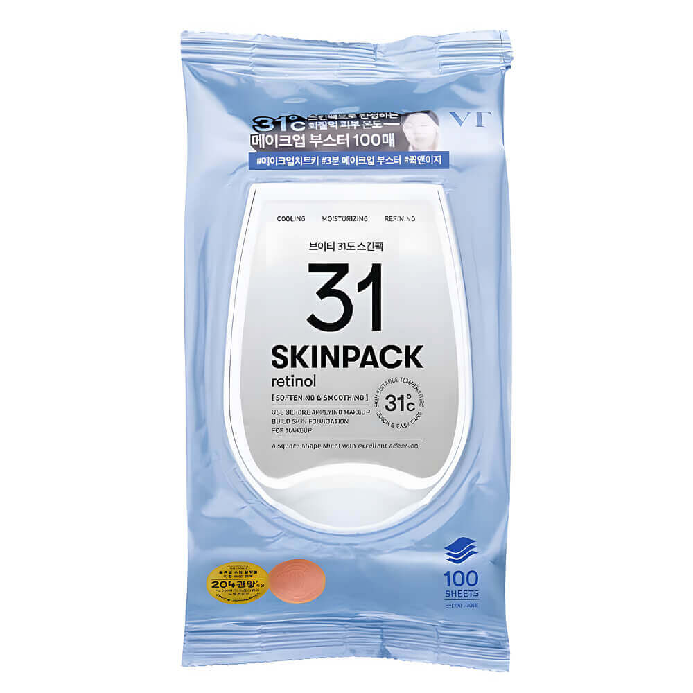 VT Cosmetics Smooth Skin Pack, 210g. 100 ea. Тонер-пэды с ретинолом