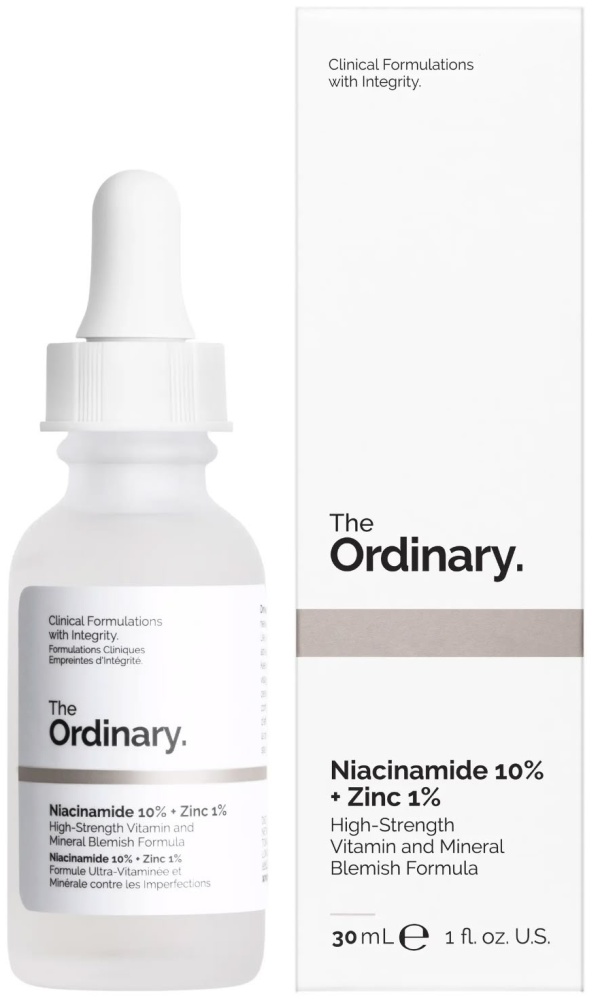 The Ordinary Niacinamide 10%+Zinc 1%,  30ml, сыворотка Сыворотка ниацинамид для лица 30 мл