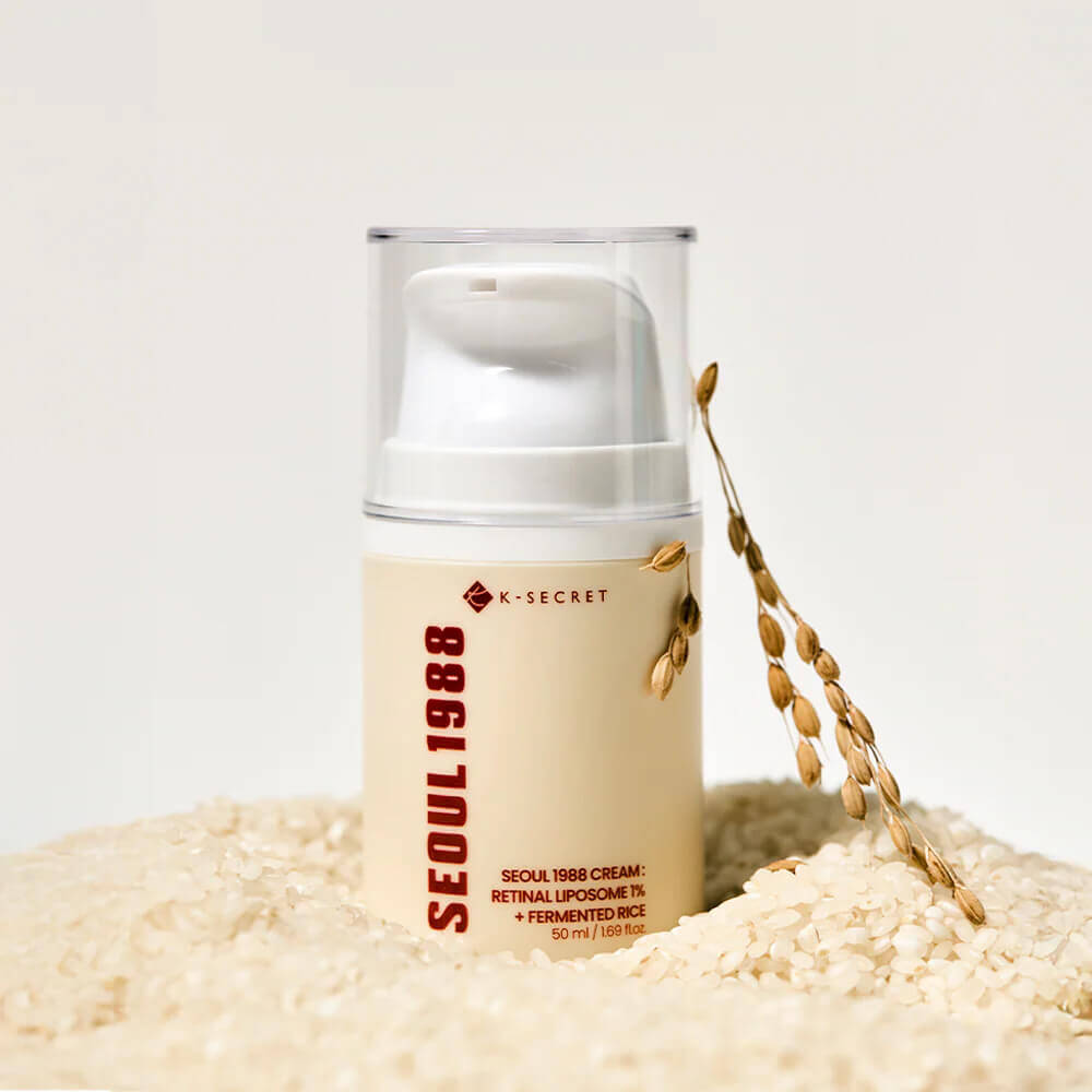 K-SECRET Seoul 1988 Cream: Retinal Liposome 1% + Fermented Rice, 50ml.  Антивозрастной крем с ретиналем