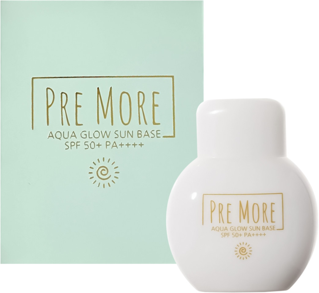Pre More Aqua Glow Sun Base SPF50+ PA++++, 50ml. Солнцезащитная База под макияж