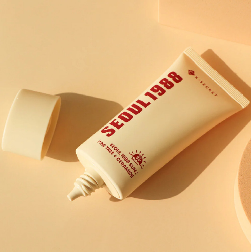 K-Secret Seoul 1988 Sun:Pine Tree+Ceramide, 50ml. Солнцезащитный крем с керамидами и экстрактом сосны