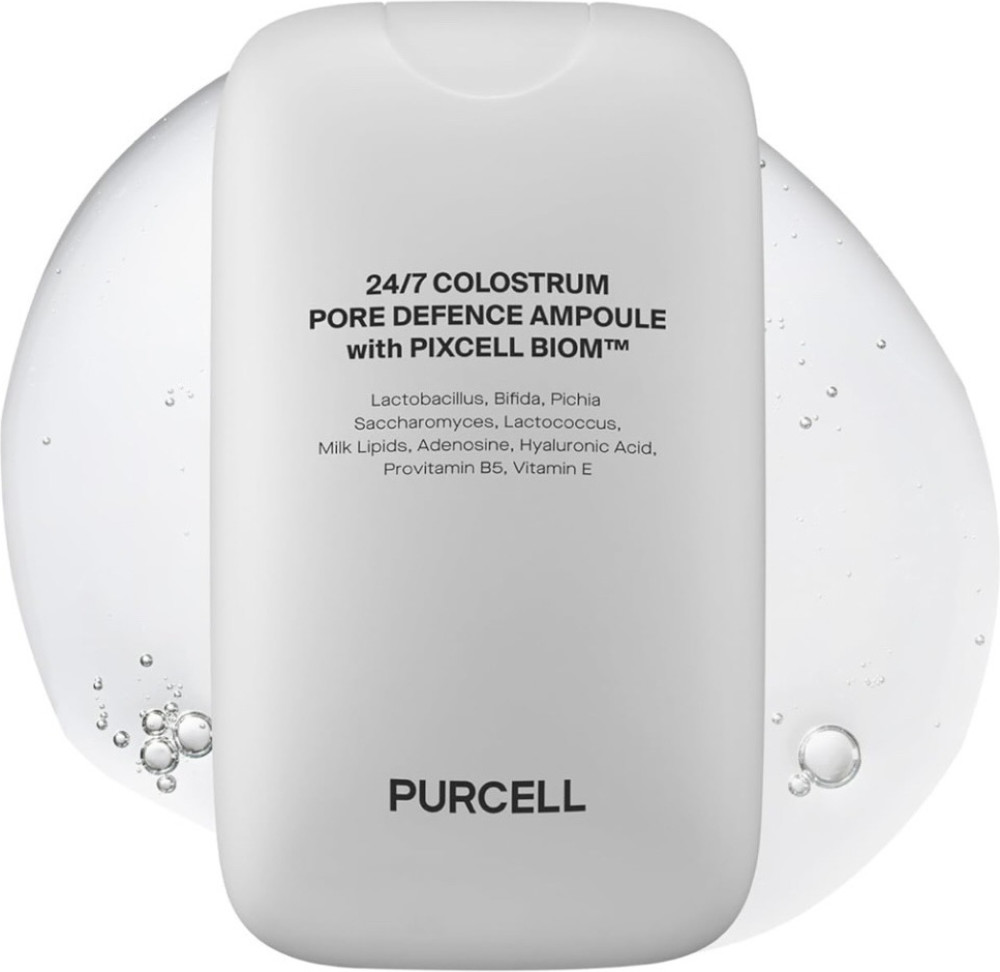 PURCELL. 24/7 Colostrum Pore Defence Ampoule With Pixcell Biom, 55ml. Сыворотка для сужения пор с молозивом и пробиотиками