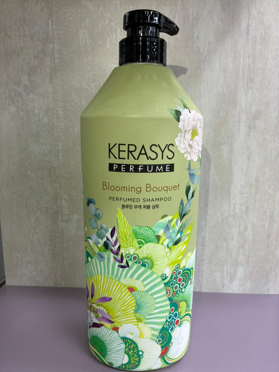 KeraSys Perfumed Shampoo Blooming Bouquet, 1000ml. Парфюмированный шампунь для волос Цветущий букет
