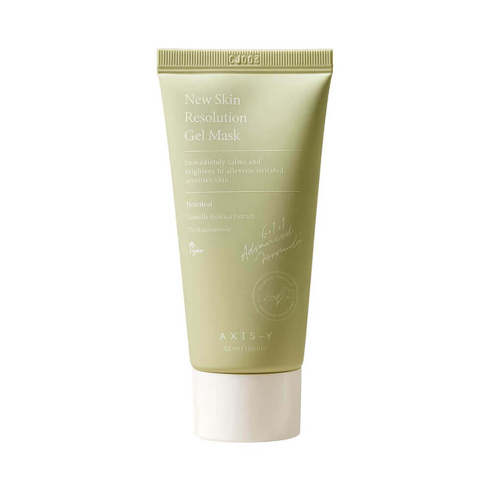 AXIS-Y New Skin Resolution Gel Mask 50 мл Успокаивающая гелевая маска с хауттюйнией 