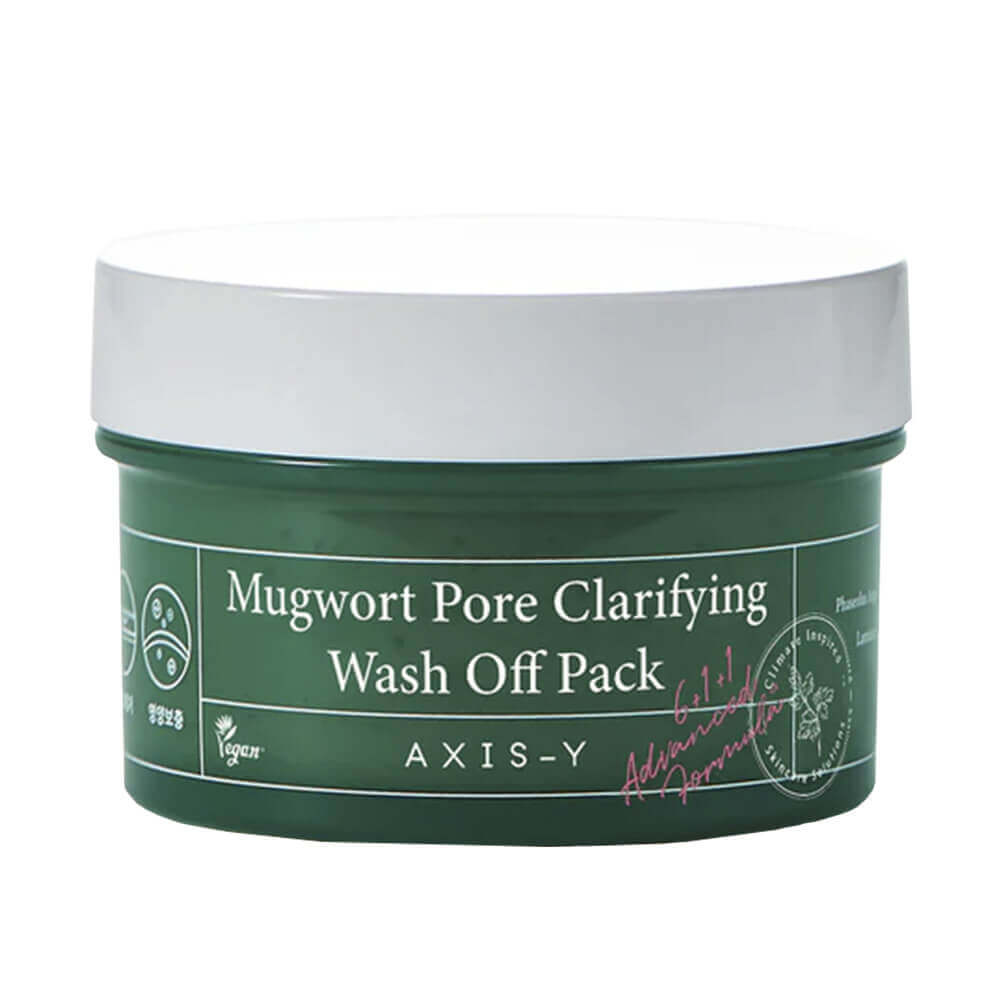 AXIS-Y Mugwort Pore Clarifying Wash Off Pack 100ml., Очищающая глиняная маска с полынью 