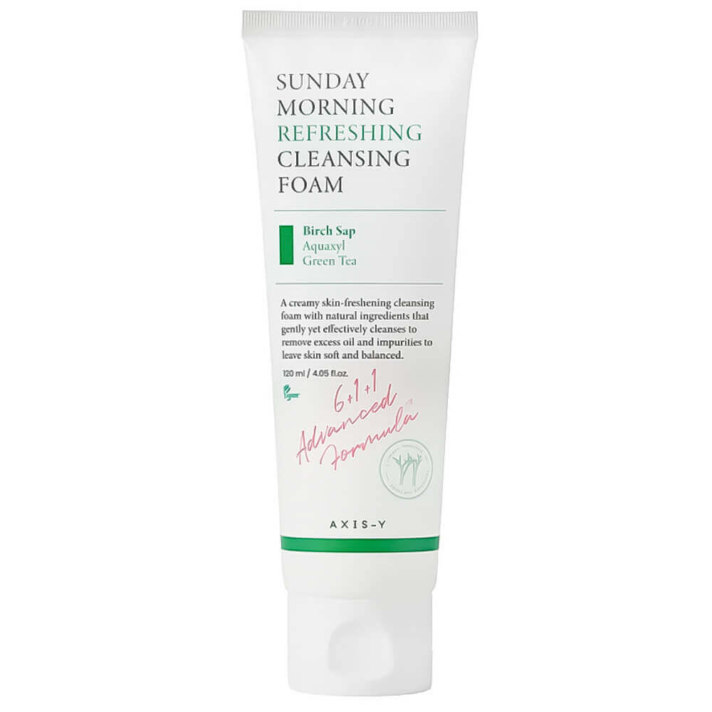AXIS-Y Sunday Morning Refreshing Cleansing Foam, 120ml., Увлажняющая пенка для умывания