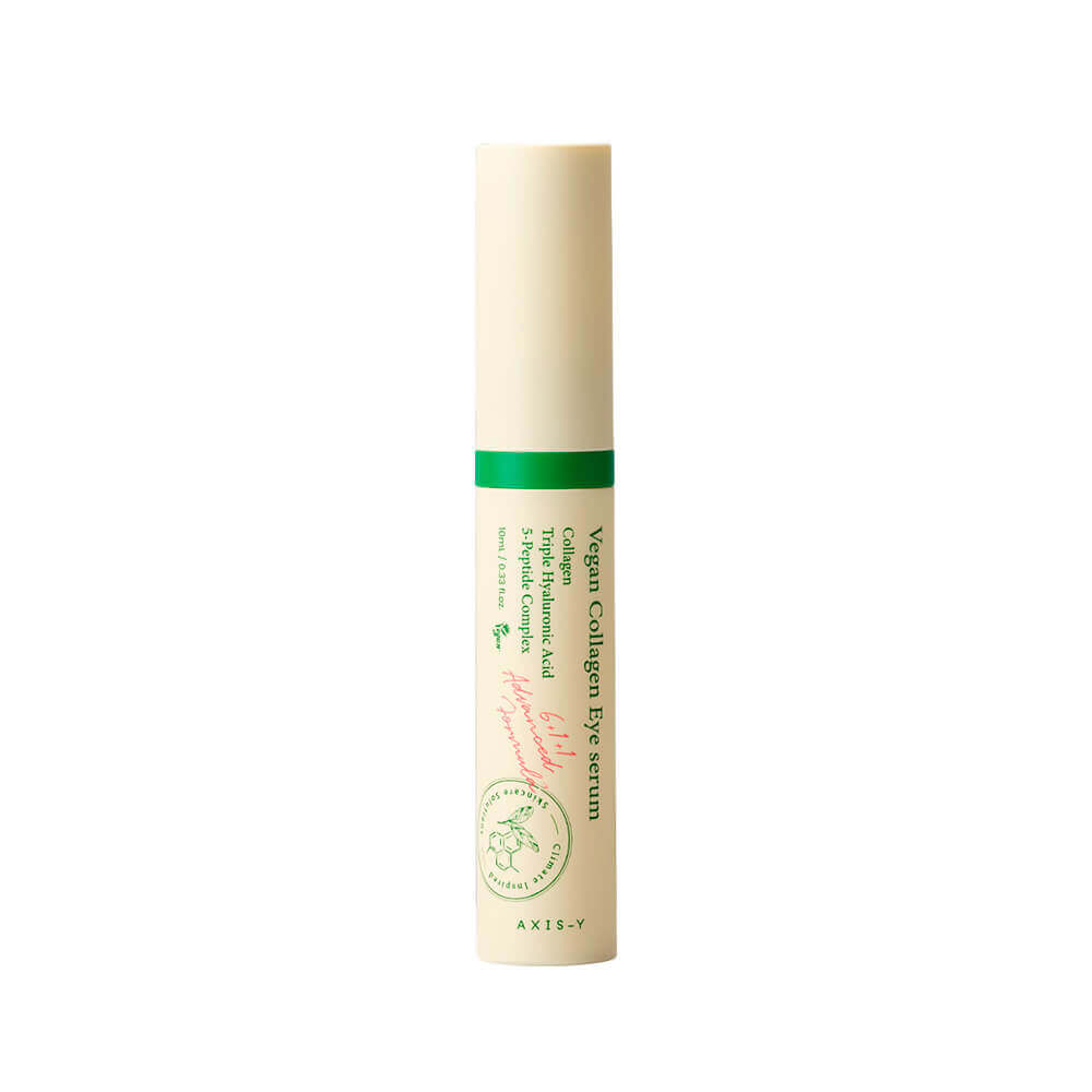 AXIS-Y Vegan Collagen Eye Serum, 10мл. Пептидная сыворотка для век с массажным аппликатором 