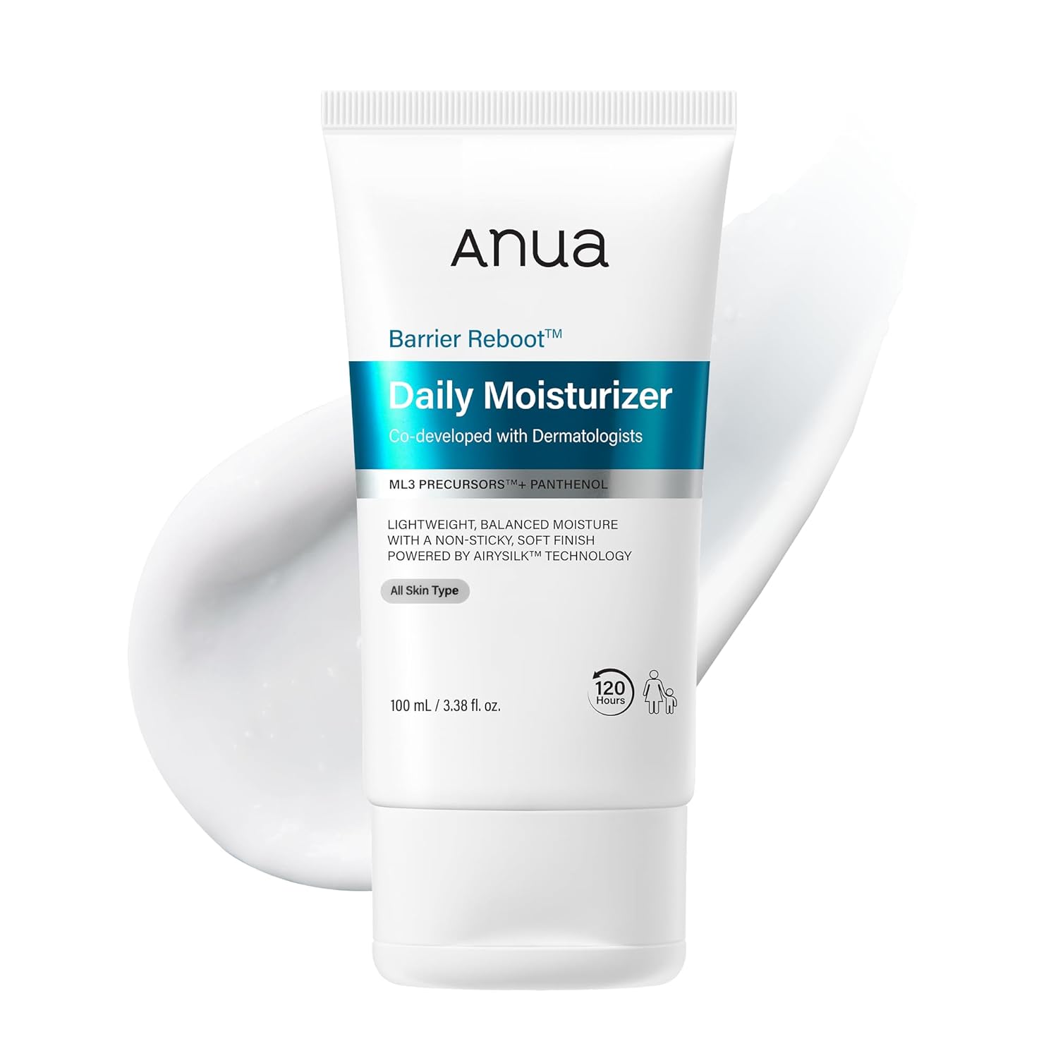 ANUA Barrier Reboot Daily Moisturizer, Ceramide Barrier Care Face Cream with Panthenol, 100ml. Увлажняющий крем для лица с керамидами и пантенолом для восстановления защитного барьера