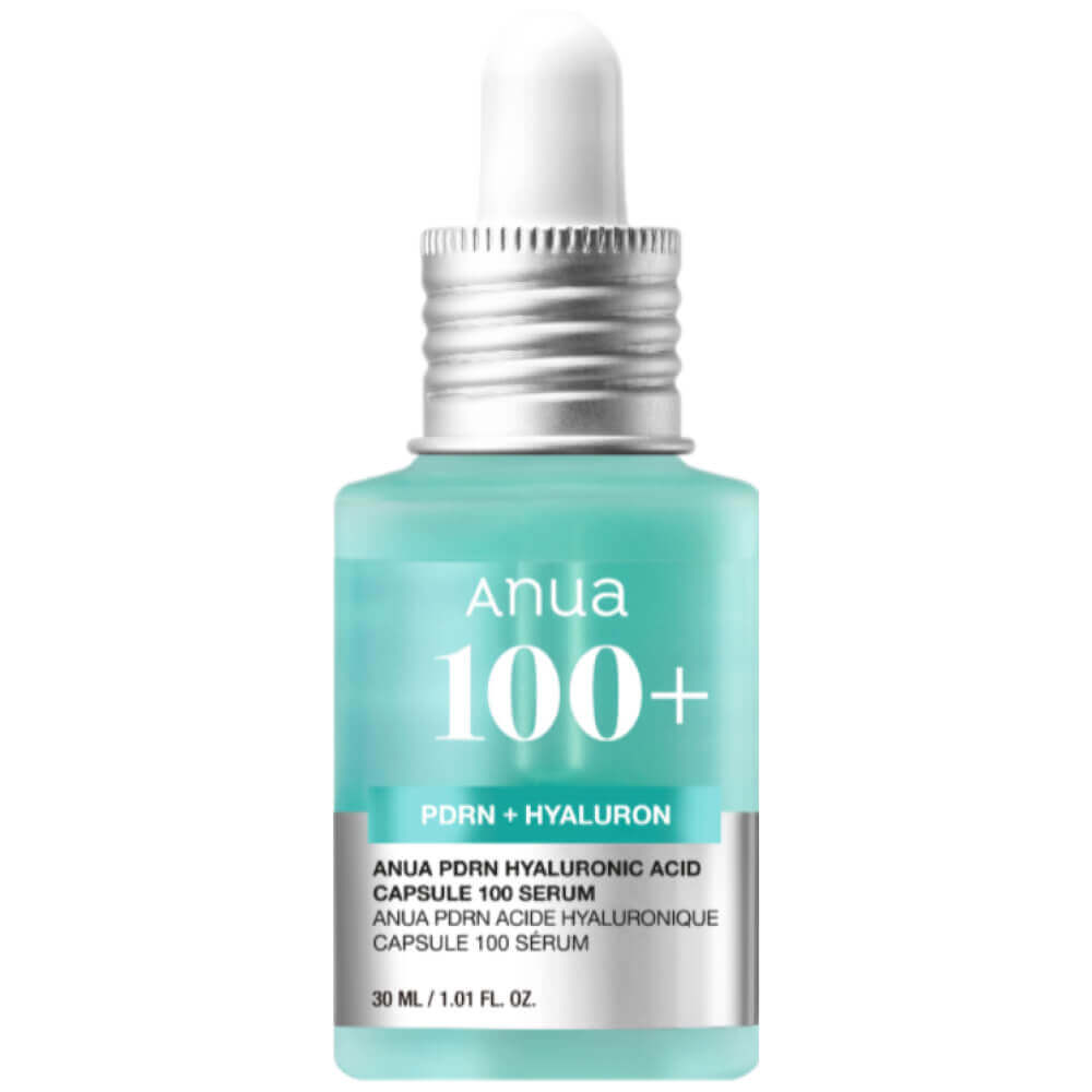 Anua PDRN Hyaluronic Acid Capsule 100 Serum, 30ml. Сыворотка с ПДРН для сияния кожи