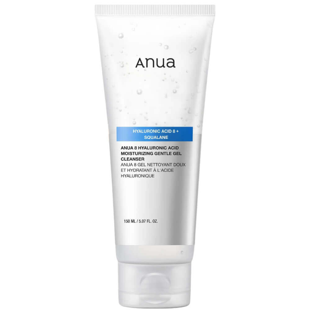 Anua 8 Hyaluronic Acid Moisturizing Gentle Gel Cleanser, 150ml. Мягкий гель для умывания