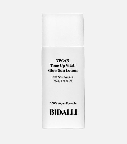 Bidalli Vegan Tone Up Vita C Glow Sun Lotion Spf 50+/PA++++, 50ml. Солнцезащитный лосьон