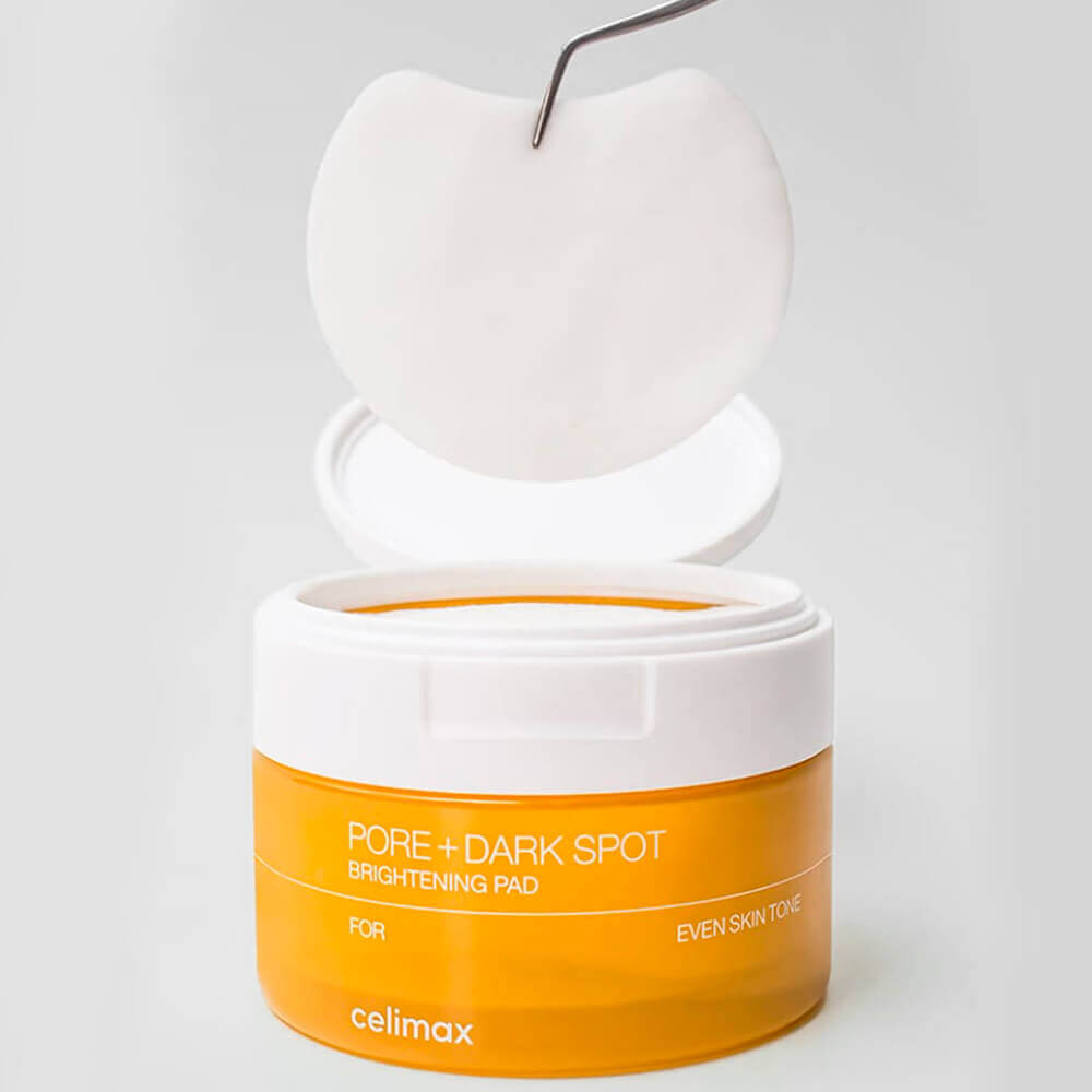 Celimax Pore+Dark Spot Brightening Pad 100ml, Тонер-пэды для выравнивания тона и рельефа кожи 