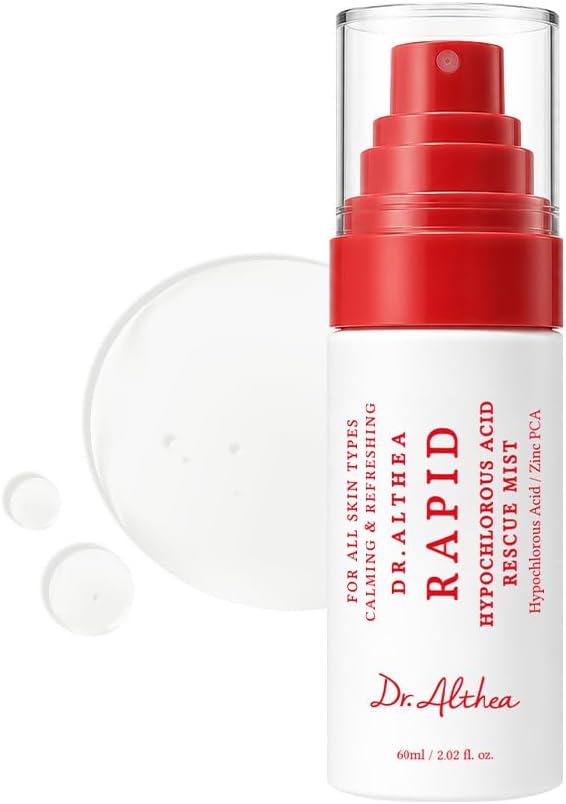 Dr.Althea Rapid Hypochlorous Acid Rescue Mist, 60ml. Спрей Для Лица С 150 Ppm Гипохл