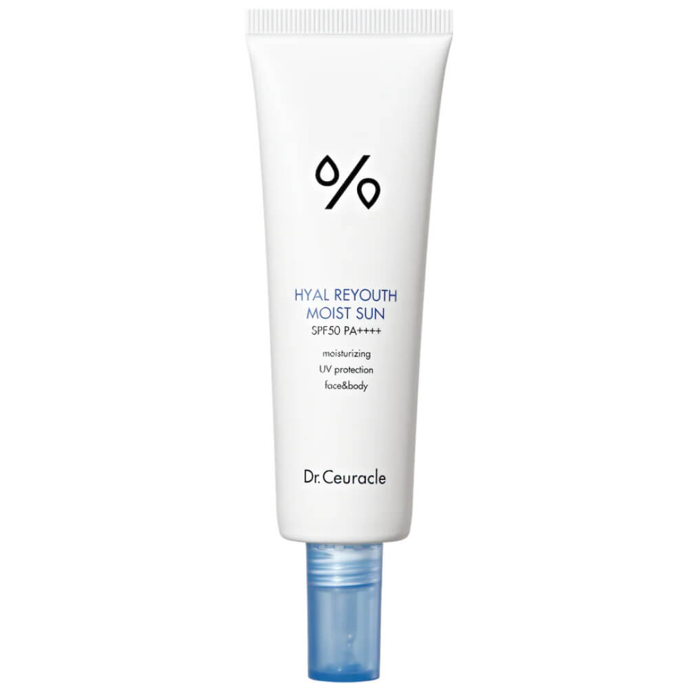 Dr.Ceuracle Hyal Reyouth Moist Sun SPF50+ PA++++ Солнцезащитный крем с гиалуроновой кислотой 