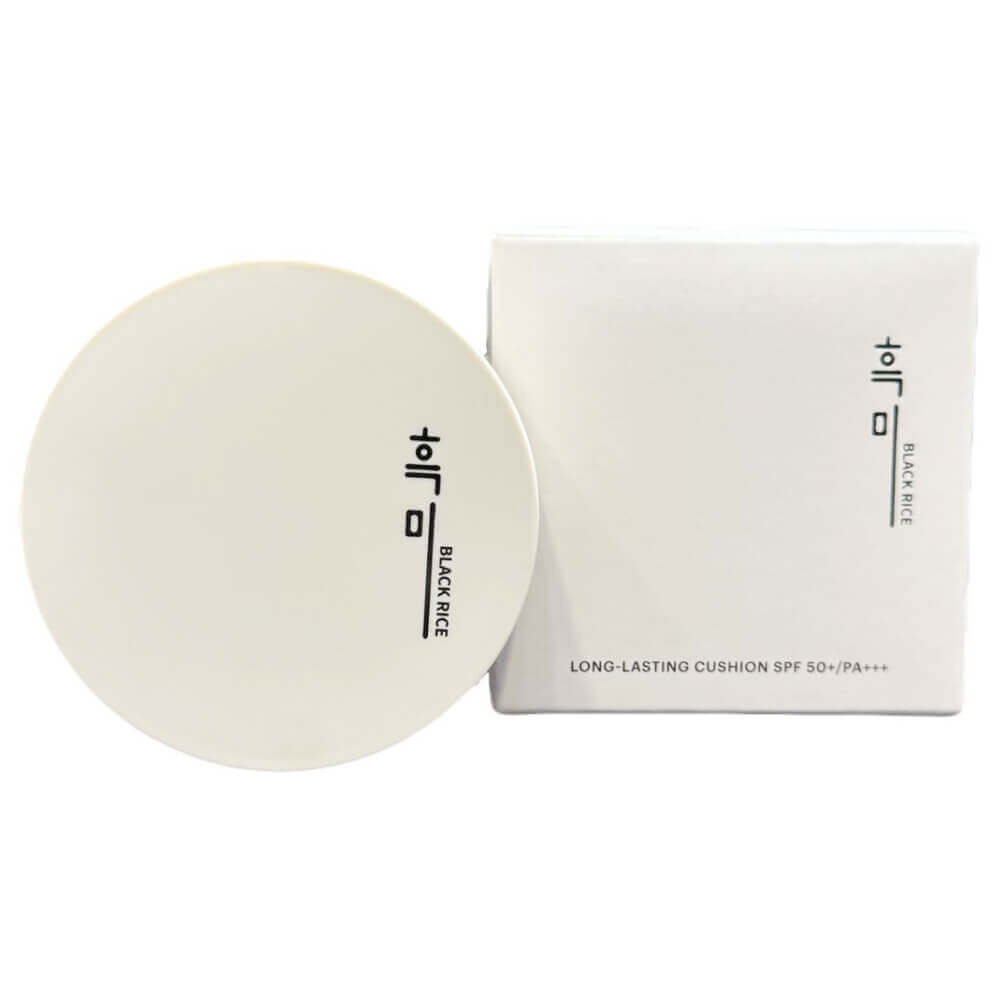 Black Rice Long Lasting Cushion SPF50+ PA+++, 12g+12g, №25, Стойкий кушон с экстрактом чёрного риса