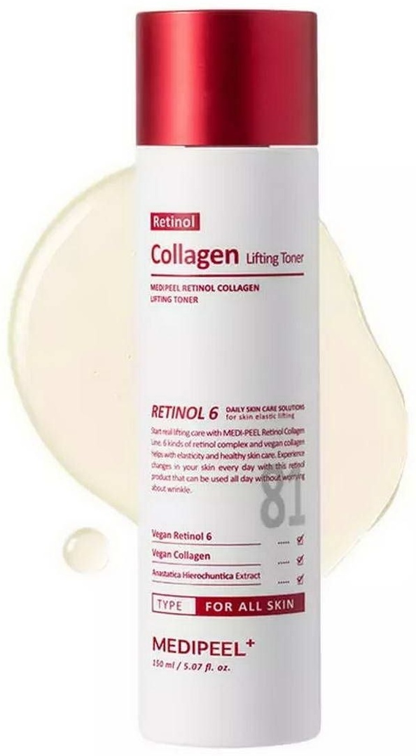 MEDIPEEL+ Retinol Collagen Lifting Toner 150 ml. Лифтинг тонер с ретинолом и коллагеном