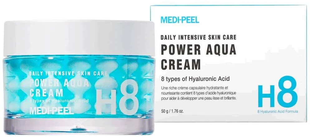MEDIPEEL  Power Aqua Cream, 50ml. Лифтинг-крем с пептидными капсулами