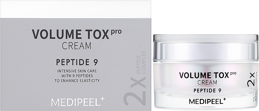 MEDIPEEL Peptide 9 Volume Tox Cream PRO, 50ml. Омолаживающий крем с пептидами и эктоином