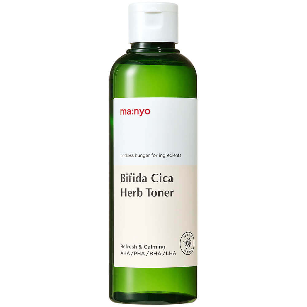 Ma:nyo Bifida Cica Herb Toner, 210ml. Успокаивающий тоник для чувствительной кожи 