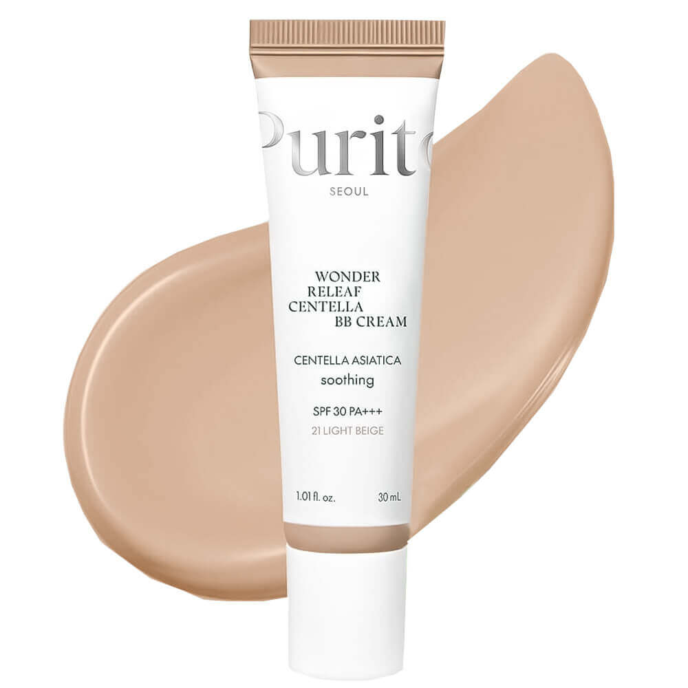 Purito Seoul Wonder Relief Centella BB Cream SPF30 PA+++, 30ml.  BB-крем с экстрактом центеллы