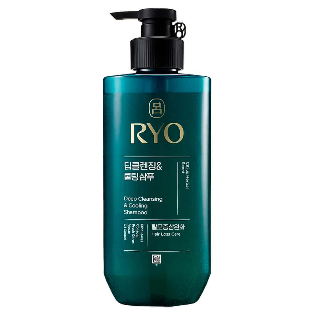 RYO Deep Cleansing & Cooling Shampoo, 480ml. Шампунь для жирной кожи головы