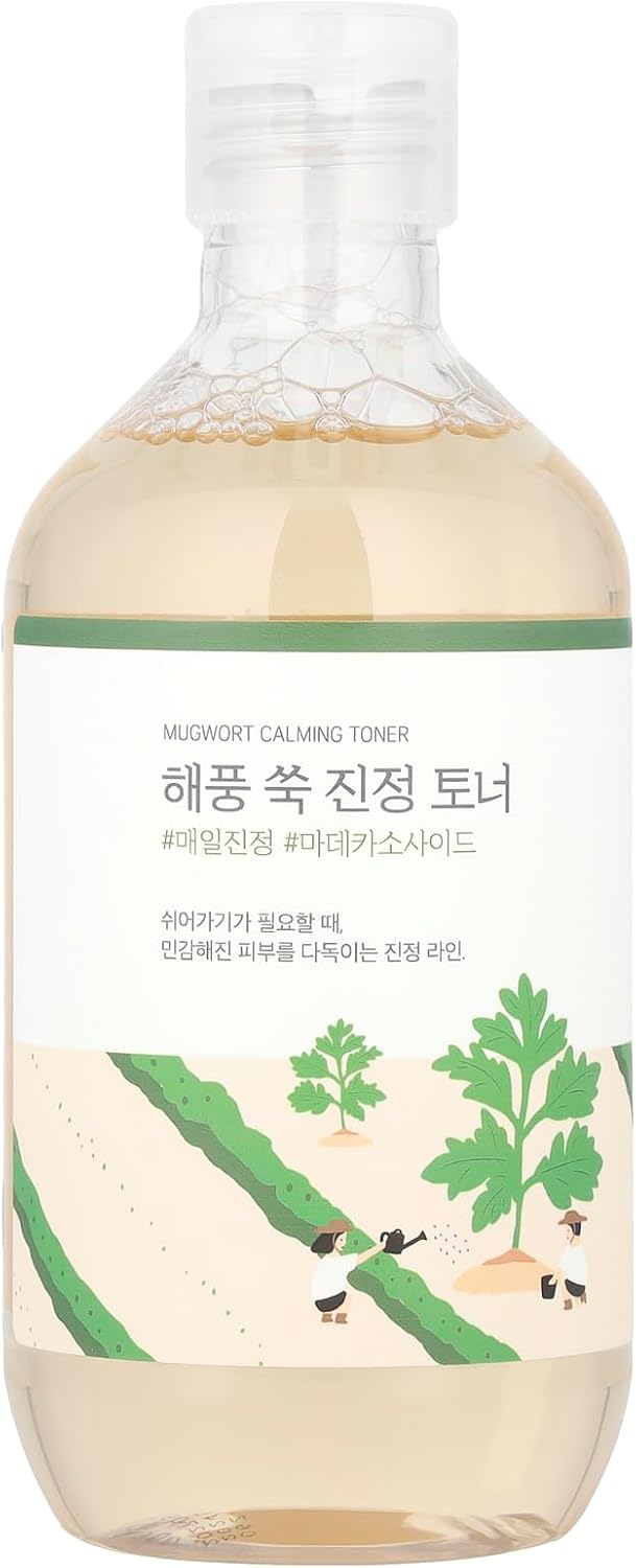 Round Lab Mugwort Calming Toner, 300ml.  Успокаивающий тонер с экстрактом морской полыни 
