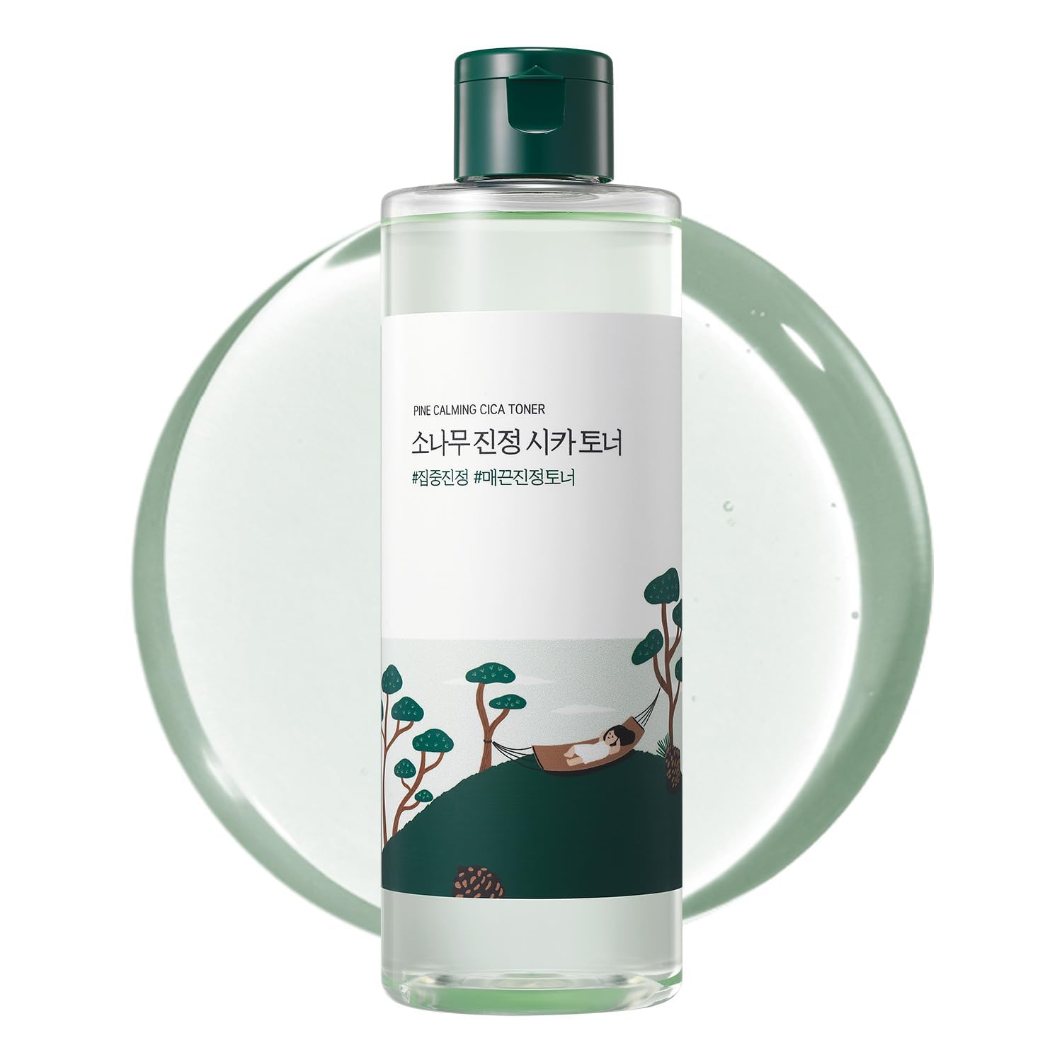 Round Lab Pine Calming Cica Toner, 250ml. Тоник с экстрактами сосны и центеллы для проблемной кожи