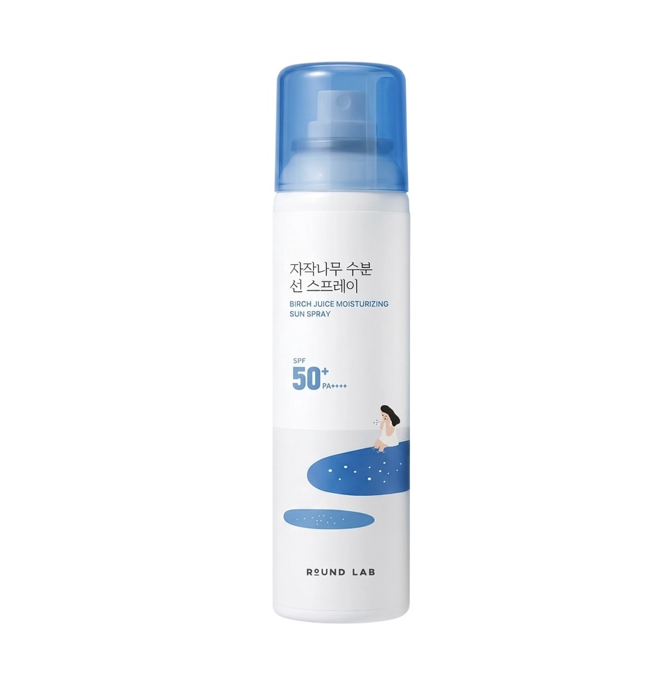 Round Lab Birch Juice Moisturizing Sun Spray SPF50+ PA++++, 220ml. Охлаждающий Солнцезащитный Спрей
