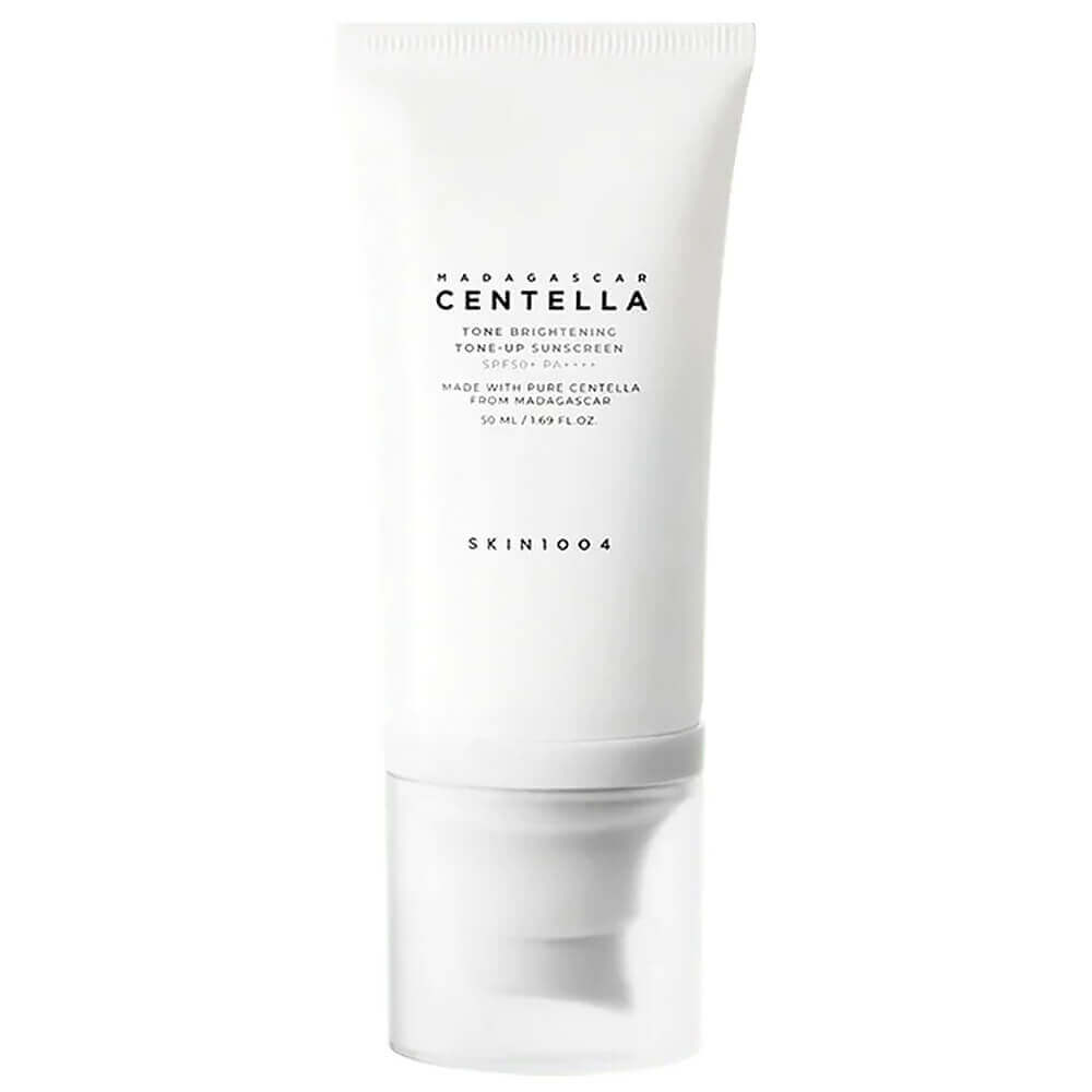 SKIN1004 Madagascar Centella Tone Brightening Tone-Up Sunscreen SPF50+ PA++++ , 50ml. Солнцезащитный осветляющий крем 