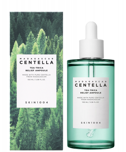 SKIN1004 Madagascar Centella Tea-Trica Relief Ampoule, 100ml. Успокаивающая ампула для проблемной кожи SKIN1004 Madagascar Centella Tea-Trica Relief Ampoule, 100ml. Успокаивающая ампула для проблемной кожи