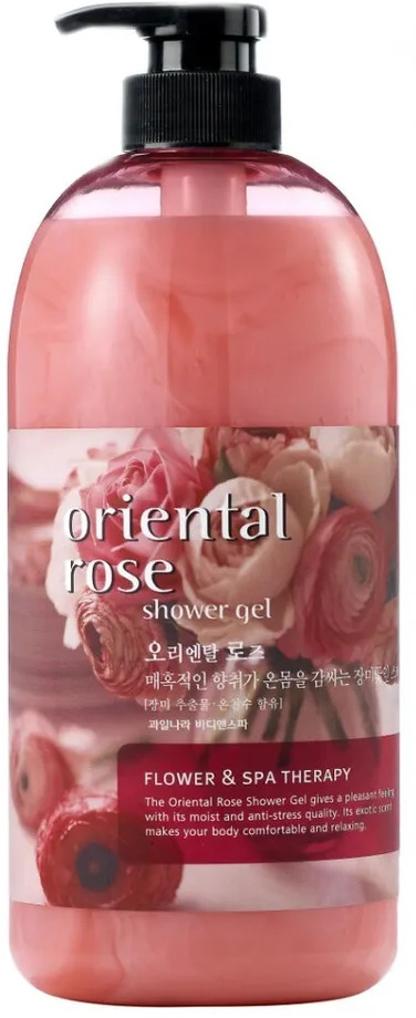 Welcos shower gel Oriental Rose. 730ml. /Гель для душа с ароматом розы