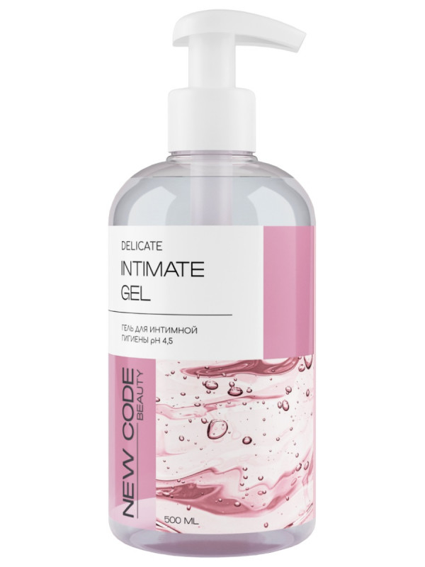 NEW CODE BEAUTY, Delicate Intimate Gel, 500ml. ГЕЛЬ ДЛЯ ИНТИМНОЙ ГИГИЕНЫ