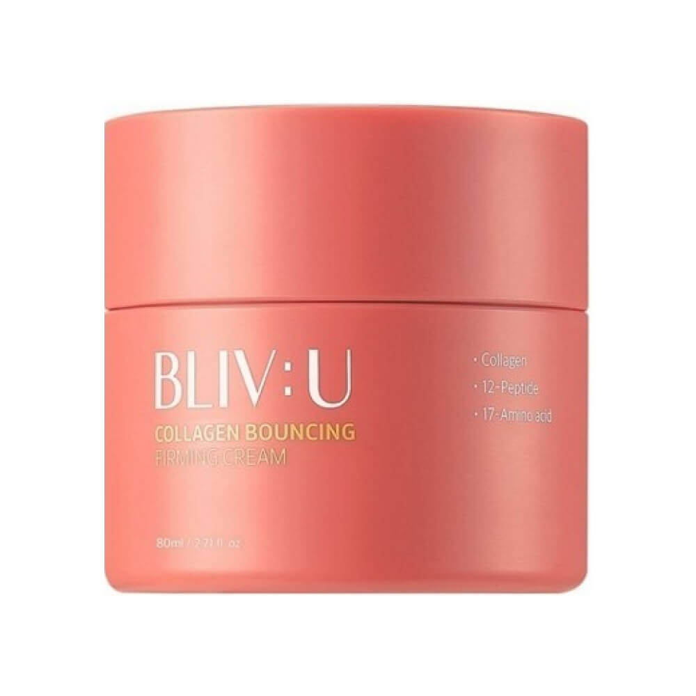 BLIV:U Collagen Bouncing  Firming Cream, 80ml. Коллагеновый крем для упругости кожи с пептидами 