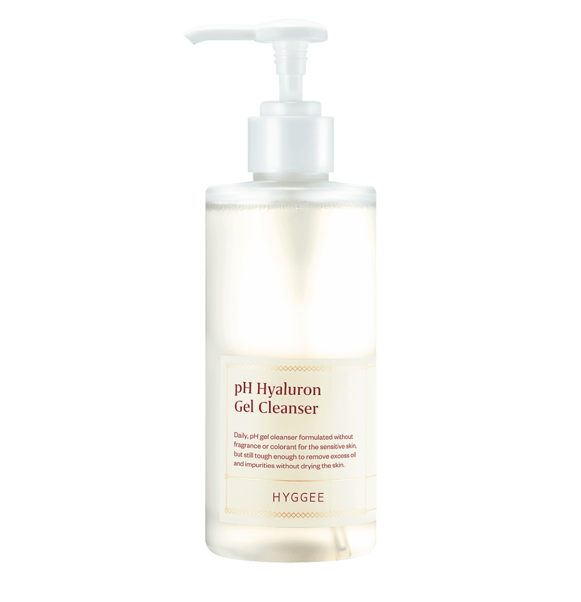 HYGGEE ph hyaluron gel cleanser, 200ml. Гель для умывания и гиалуроновой кислотой.