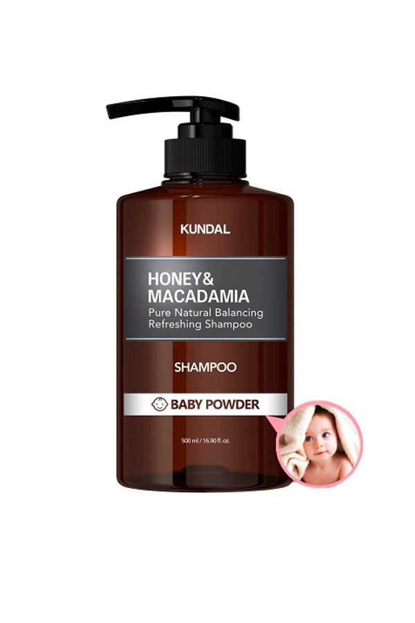 Kundal HONEY & MACADAMIA Shampoo BABY POWDER, 500 мл Kundal HONEY & MACADAMIA Shampoo BABY POWDER, 500 мл