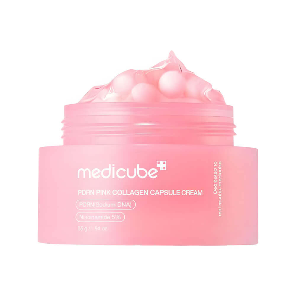 medicube PDRN Pink Collagen Capsule Cream Укрепляющий капсульный крем с ПДРН и пептидами 