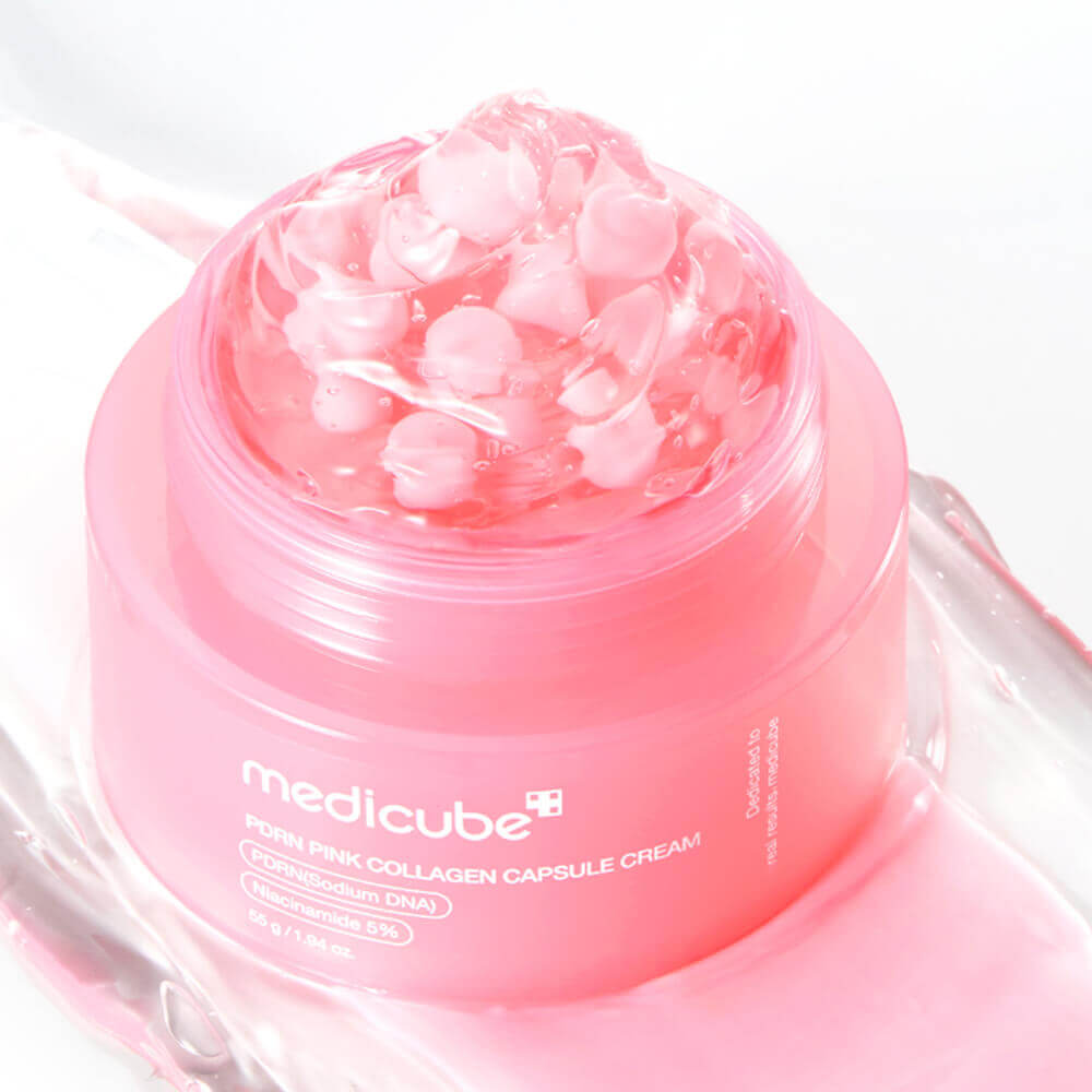 medicube PDRN Pink Collagen Capsule Cream Укрепляющий капсульный крем с ПДРН и пептидами 