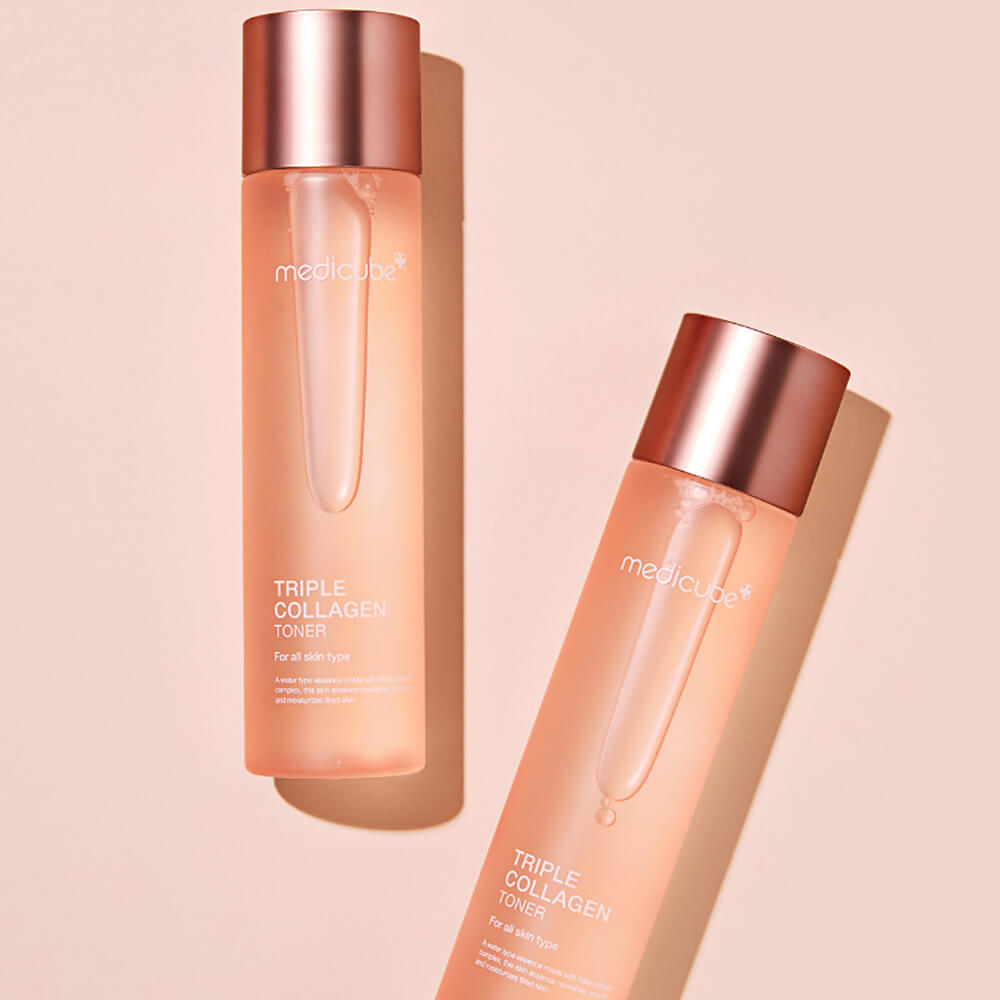 medicube  Triple Collagen Toner, 140ml. Тонер тройной коллаген для глубокого увлажнения и упругости кожи