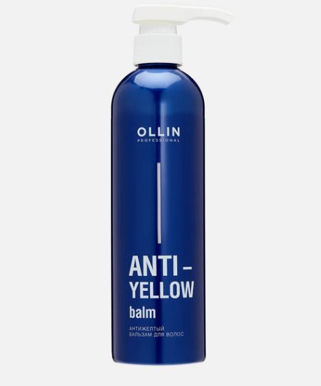 OLLIN Professional Anti-Yellow Balm, 500ml. Антижелтый бальзам для волос