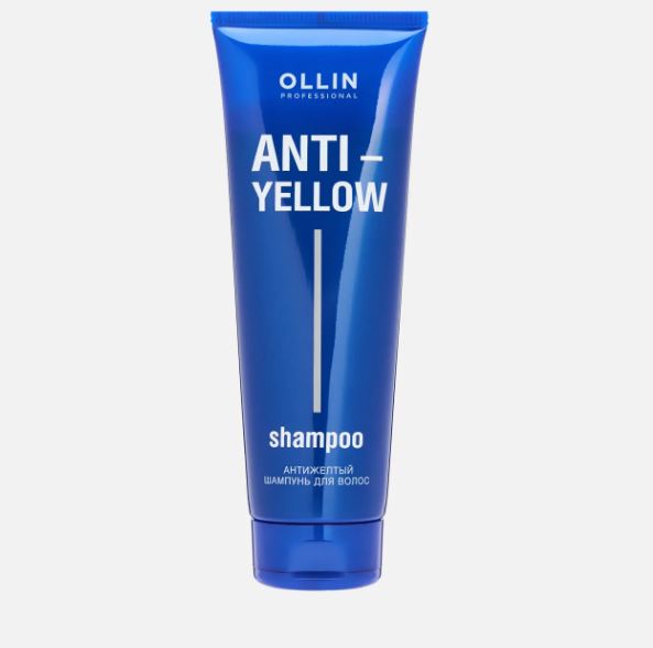 OLLIN Professional  Anti-Yellow Shampoo, 250ml. Антижелтый Шампунь для волос