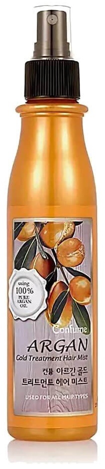 Welcos Confume Argan Gold Treatment Hair Mist. 200ml. Питательный мист для поврежденных волос с аргановым маслом