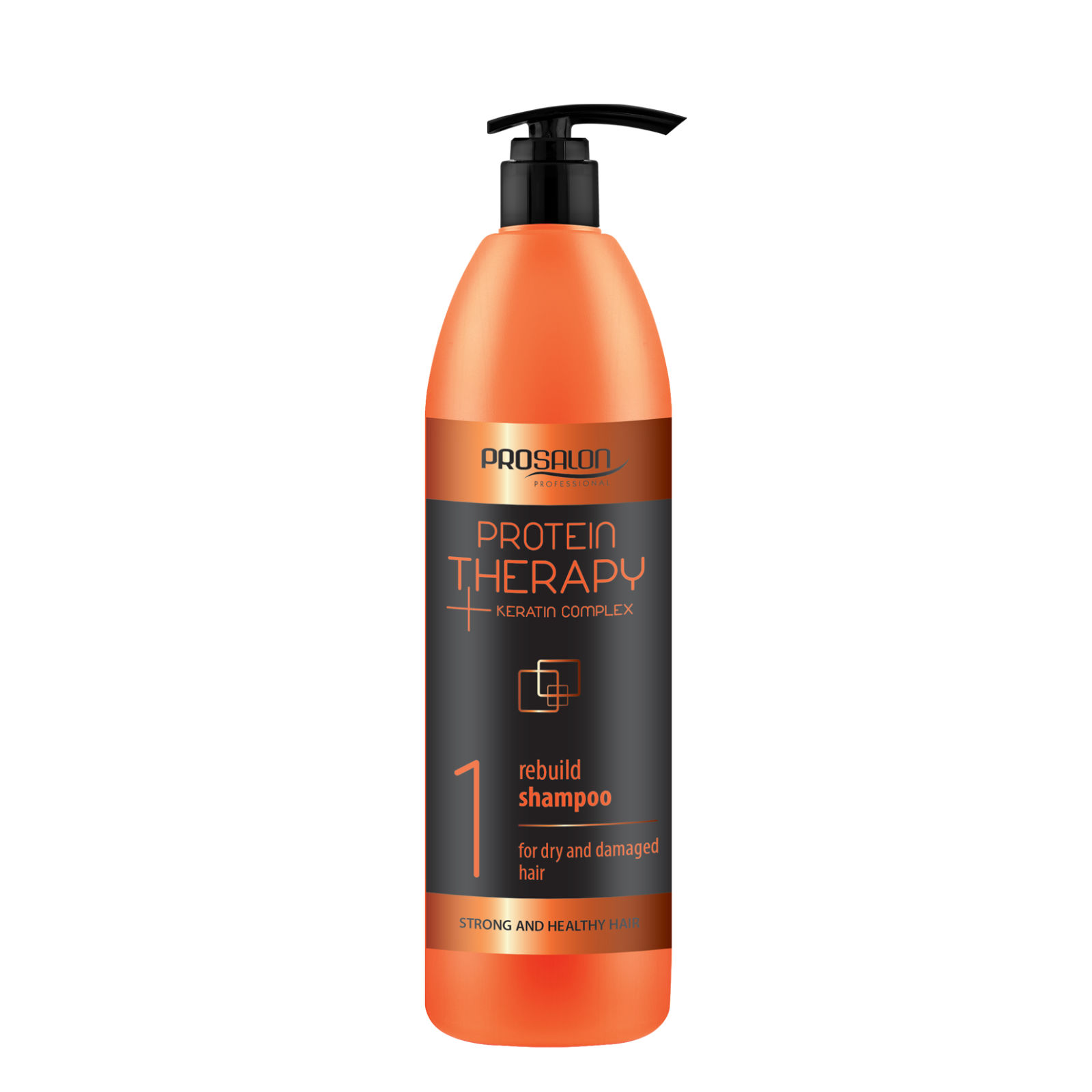 Prosalon Protein Therapy + Keratin Complex Rebuild Shampoo – протеиновый восстанавливающий шампунь.