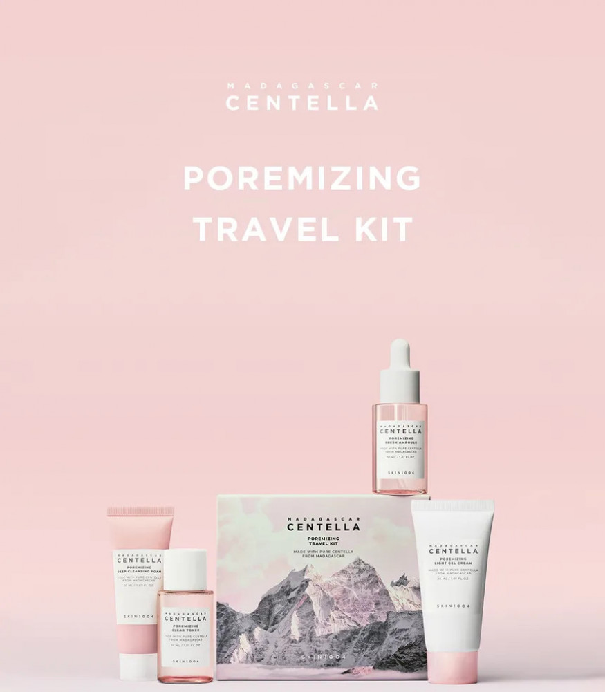 SKIN1004 Madagascar Centella Poremizing Travel Kit Поросужающий Набор Миниатюр для Лица набор по уходу за лицом унисекс