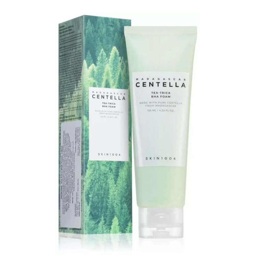SKIN1004 Madagascar Centella Tea-Trica BHA Foam, 125ml. Антибактериальная пенка для умывания 