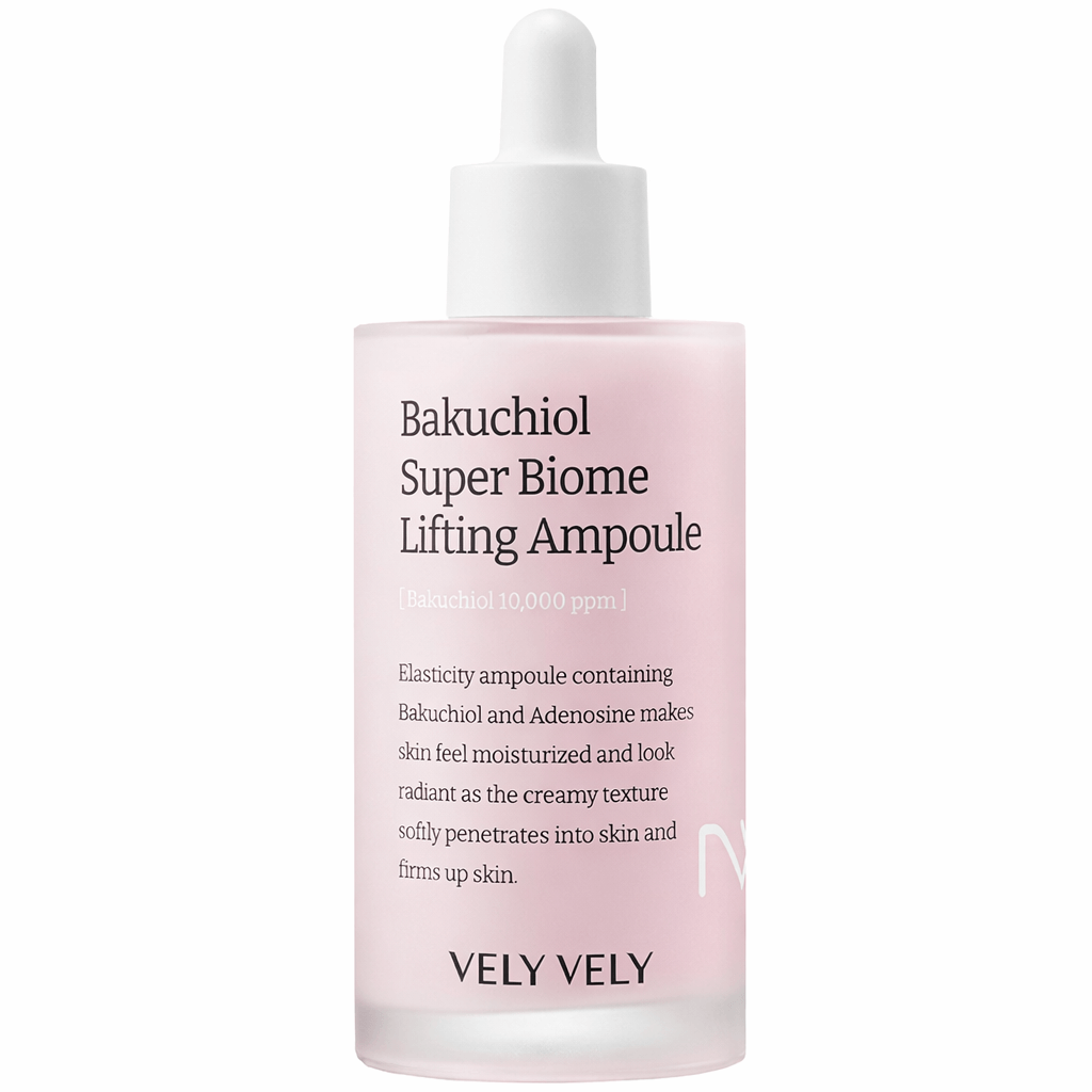 Vely Vely Bakuchiol Super Biome Lifting Ampoule Лифтинг-сыворотка с бакучиолом и пептидами 
