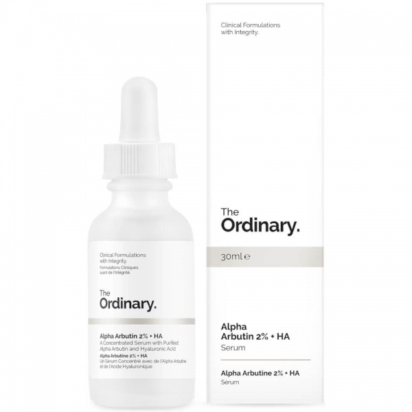 The Ordinary Alpha Arbutin 2% + HA, Сыворотка с альфа-арбутином и гиалуронкой 