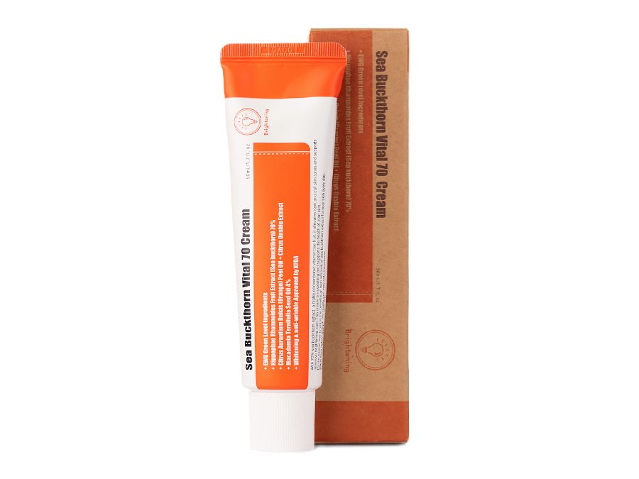 Purito Sea Buckthorn Vital 70 Cream, 50ml. Витаминный крем с экстрактом облепихи 