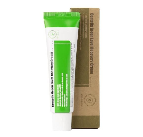 Purito Centella Green Level Recovery Cream, Успокаивающий крем для восстановления кожи с центеллой 