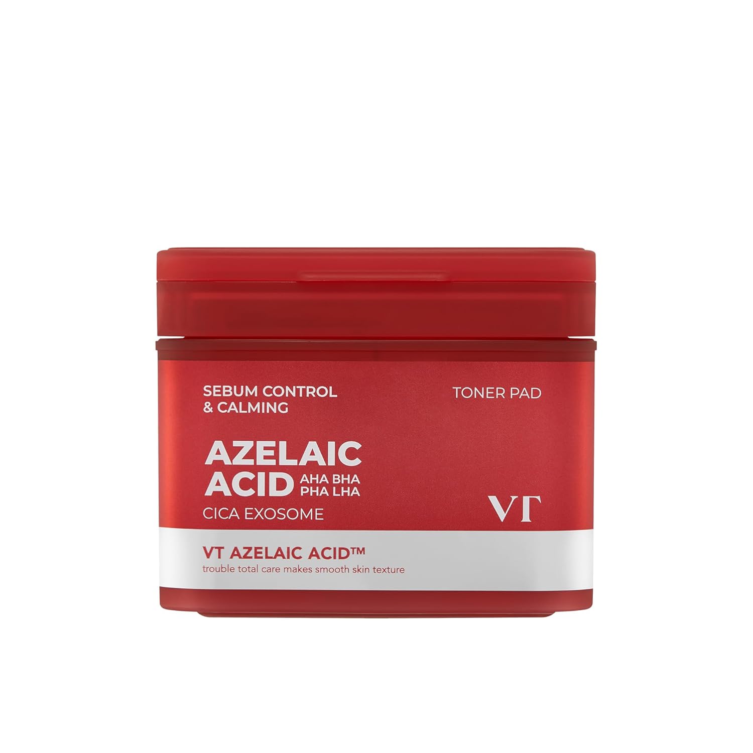 VT COSMETICS Azelaic Acid Care Toner Pad, 180ml./60ea. Двусторонние пэды с азелаиновой кислотой для отшелушивания и ухода за порами 
